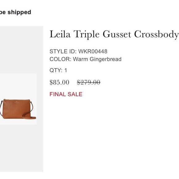 Color:Kate Spade Leila triple gusset bag - Picture 4 of 4